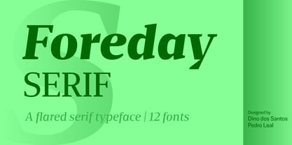 Foreday Serif Font Poster 1
